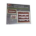Wilson Expandable Golf Display Case Wood Stackable Holds 5-15 Balls Sealed. Fixed Price $39.99.