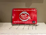 Vintage Wittek Sure-tite Steel Clamp Display Rack Sign. Fixed Price $403.95.