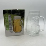Ithoughtful 16OZ Bag Clear Glass Beer Mug Golfing Man Cave Pre-owned W/box. Fixed Price $10.79.