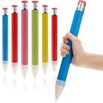 Tinlade 6 Pcs Wooden Jumbo Pencils For 14 Inch, Blue,green,orange,pink,red. Fixed Price $32.35.