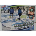 Wham-o Glow The Dark Jumbo Snow Golf Set Winter Game- Kids. Fixed Price $13.49.