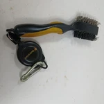 Jef World Of Golf Club Brush Black Retractable. Fixed Price $9.99.