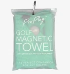 Proplay Microfiber Magnetic Golf Towel Ultra Absorbent 16" X 24", Green. Fixed Price $20.99.