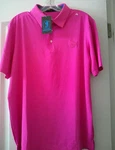 Scales Offshore Country Club Man Hot Pink Polo Shirt Nwt. Fixed Price $29.99.