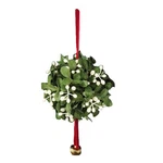 Kurt Adler J9846 Mistletoe Ball Christmas Ornament Gold Bell. Fixed Price $13.78.