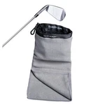 Pro, Golf Club And Ball Cleaning Pouch With Attached Towel, Gray. Fixed Price $42.90.
