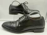 151771 MS50 Mens Shoe 9 Black Leather Oxford By Johnston & Murphy. Fixed Price $39.95.