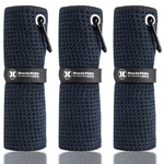 Handy Picks Microfiber Golf Towel (16" X 16") With Carabiner 16", Black. Fixed Price $21.01.