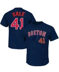 Boston Red Sox Mlb Men's Majestic Chris Sale #41 Player Team T-shirts Tee: M-3XL. Fixed Price $12.99.