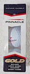 Pinnacle Gold Golf Balls 3-PACK Bright White Distance Long Game New Usa. Fixed Price $7.10.