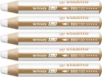 Stabilo Woody 3 In 1 Multi Talent Pencil Crayon - White (pack Of 5). Fixed Price $23.64.