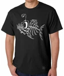 Bonefish Skeleton T-shirt Tee Fishing Bones Ocean Sea Cartoon Tattoo. Fixed Price $15.99.