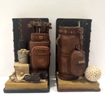 Golf Resin Bag Clubs Ball Sports Decor Set - Read. Fixed Price $19.99.