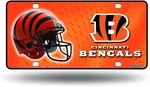 Cincinnati Bengals Metal Auto Tag License Plate Helmet Design 6X12 Inch Nfl. Fixed Price $14.01.
