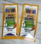 Bic Xtra Fun #2 Hb Black Lead Pencils 20. Fixed Price $13.99.