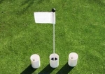 Practice Putting Green Flagstick KIT-33" Marker, White Flag, (3) 6" Plastic Cups. Fixed Price $87.99.