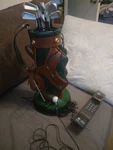 Vintage 17IN. Golf Bag Landline Telephone Corded - Great Gift Pf Product 841.039. Fixed Price $8.00.