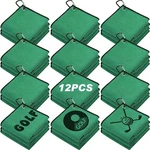 Batiyeer 12 Pcs Golf Towel Bulk For Bags 16'' X Inches, Dark Green. Fixed Price $43.99.