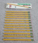 Vtg Dixon Ticonderoga 13882 Pencils No 2/HB Soft 12 New. Fixed Price $15.39.
