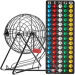 Mr Chips 11 Inch Tall Professional Bingo Set With Steel Cage, Everlasting. Fixed Price $100.90.