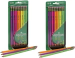 Dixon Ticonderoga NO.2 Pencils, Assorted Neon, 10-PACK (2-PACK). Fixed Price $12.05.