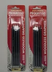 Packs Of Koh-i-noor Progresso Woodless Graphite 4-PENCIL Set (hb, 2B, 4B, 6B). Fixed Price $21.95.