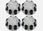 4PCS Chrome Wheel Center Caps Lugs, Fit For 1998-2013 Chevy Silverad.... Fixed Price $88.74.