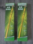 Dixon Ticonderoga Wood Cased Pencils Unsharpened #2 Hb-yellow 2/12 Packs, New. Fixed Price $8.39.
