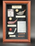 Vintage The History Of Golf Shadow Box Wall Hanging Clubs Balls Decor. Fixed Price $23.95.
