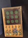 21) Vintage Russ Tic-tac-toe Baseball Theme Game Metal & Wood Executive Classics. Fixed Price $18.00.