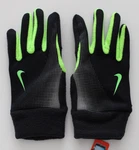 Nike Men's Thermal Tech Running Gloves Small Black/silver/ghost Green. Fixed Price $17.05.