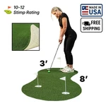 Usa-made 3 X 8 Pro Nylon Turf Putting Green Indoor / Outdoor Practice Mat. Fixed Price $127.99.