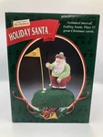 Vintage Santa Mr Christmas Holiday Golfing Animated Musical 1999 Works. Fixed Price $24.99.