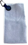 Double Sided Microfiber Golf Towel With Magnet, Carabiner Clip & Groove Cleaner. Fixed Price $9.09.