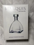 Marquis By Waterford Crystal Glass Pyramid Shaped Decanter Carafe Stopper Lid. Fixed Price $132.32.