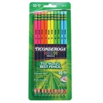 Dixon Ticonderoga Assorted Neon Colors #2 Presharpened 10 Count. Fixed Price $5.99.