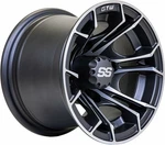 Gtw Spyder Matte Gray & Machined Golf Cart 10X7 Wheel 4X101.6MM Bolt Pattern. Fixed Price $96.99.