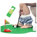 Toilet Golf Game Set - Practice Mini Restroom Bathroom Funny Gag Gifts. Fixed Price $13.45.