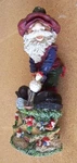 Scottish Golfer Figurine 9.3" Bobble Ball On Spring Resin Statue Damage. Fixed Price $30.00.