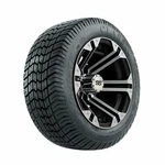 Set Of 4 Gtw 12" Specter Machined/black Wheels On 19" Excel Classic Street Tires. Fixed Price $645.99.