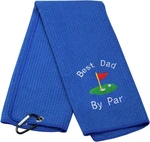 Jxgzso Dad Golf Towel Embroidered Gift Small, White Words-blue. Fixed Price $23.99.