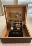Ascot & Taylor Humidor Cigar Box St Andrew Scotland Golf Gift Set Read. Fixed Price $39.95.