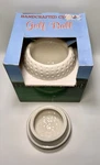 Golf Cookie Keeper, Aunt Beth S Ceramic Ball, Nib. Fixed Price $11.95.