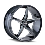 20X8.5 Touren TR70 Black/milled Wheel 5X112 (30MM). Fixed Price $325.55.
