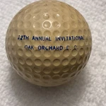 Vtg Oak Orchard Country Club Invitational Maxfli Dunlop Blue Dot Golf Ball. Fixed Price $14.99.