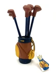 Vintage Forget Not American Greeting Golf Bag Pen/pencil Holder - Ceramic. Fixed Price $16.00.