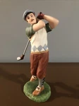 Golfer Figurine Titled "hole One" Home Interiors Vintage Clothing 14003-99. Fixed Price $16.95.