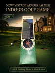 New Vintage Arnold Palmer Indoor Golf Game Pga Putting Clubs Balls 1999 Rare. Fixed Price $199.00.