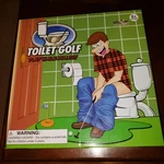 Toilet Potty Golf Game - Bathroom Putting Green Funny Gag Joke Gift Toy. Fixed Price $10.00.