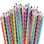 48 Pcs Paw Print Pencils For Kids Colorful Assortment Wooden Eraser Party Re.... Fixed Price $16.65.